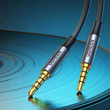 Заредете изображение във визуализатора на галерията – Ugreen AV183 cable 10648 mini jack 3.5mm / mini jack 3.5mm 1m - gray
