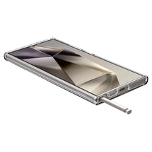 Заредете изображение във визуализатора на галерията – Spigen Ultra Hybrid OneTap Ring Case with MagSafe for Samsung Galaxy S24 Ultra - Transparent (Zero One Pattern)
