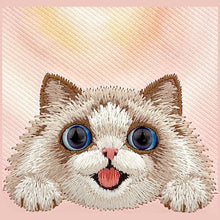 Заредете изображение във визуализатора на галерията – NIMMY case BIG EYED LYING RAGDOLL CAT compatible with MagSafe for IPHONE 18 Pro/17 Pro pink
