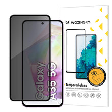 Заредете изображение във визуализатора на галерията – Wozinsky Privacy Glass Tempered Glass Privacy with Anti-spy Filter for Samsung Galaxy A35
