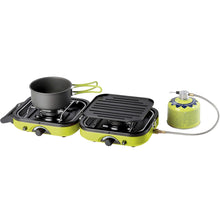 Заредете изображение във визуализатора на галерията – DUAL COMPACT + GRILL double camping stove

