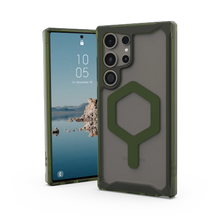 Заредете изображение във визуализатора на галерията – UAG Plyo Pro Magnet case for Samsung Galaxy S24 Ultra 5G with magnetic module - transparent green
