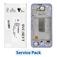 Заредете изображение във визуализатора на галерията – ServicePack LCD Display SAMSUNG A34 5G A346B Purple GH82-31200D
