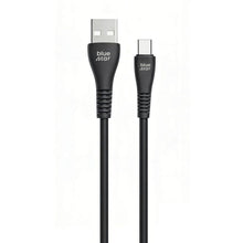 Заредете изображение във визуализатора на галерията – Cable USB A to USB C Blue Star 2A 12W 1 m PJ-DG4-A black
