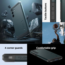 Заредете изображение във визуализатора на галерията – Spigen Tough Armor case for Samsung Galaxy A55 5G - green
