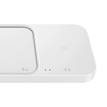 Заредете изображение във визуализатора на галерията – Samsung Wireless Charger Duo EP-P5400TWEGEU inductive charger 15W - white + mains charger + cable
