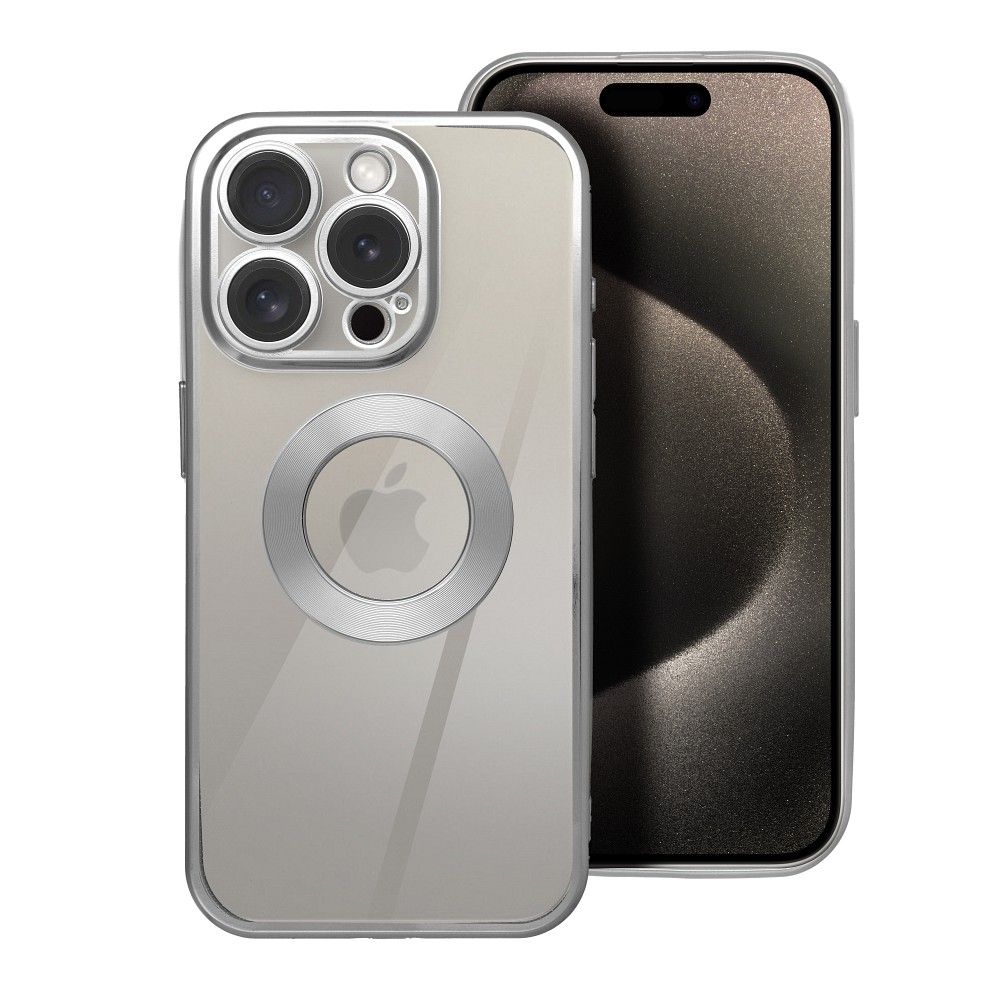 Case GLAM for IPHONE 16 Pro silver