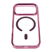 Заредете изображение във визуализатора на галерията – Case for iPhone 18 Pro / 17 Pro Frame Clear Hybrid Mag Cover compatible with MagSafe dark cherry
