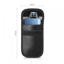 Заредете изображение във визуализатора на галерията – Tech-Protect V1 RFID cover for car keys - black carbon
