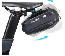 Заредете изображение във визуализатора на галерията – WILDMAN traveling bag under bike saddle with zipper 0,8L GD700 green
