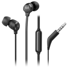 Заредете изображение във визуализатора на галерията – Wired earphones with microphone MOTOROLA Earbuds 3-S black
