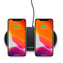 Заредете изображение във визуализатора на галерията – Wireless charger 2x10W Mophie Universal Wireless Dual black
