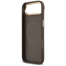 Заредете изображение във визуализатора на галерията – GUESS case for IPHONE 17 Air compatible with MagSafe GUHMP17MP4MSEGCW (PU 4G W/ Classic) brown
