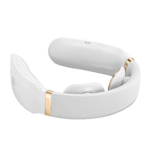 Заредете изображение във визуализатора на галерията – SKG K6E neck massager, electrostimulator with compress - white
