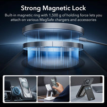 Заредете изображение във визуализатора на галерията – ESR Classic Pro Set Halolock MagSafe case + glass for display and camera for iPhone 15 - black
