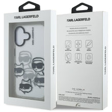 Заредете изображение във визуализатора на галерията – KARL LAGERFELD case for IPHONE 16 KLHCP16SHMCHKCT (IML Multi K&amp;C Head Pattern)
