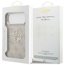 Заредете изображение във визуализатора на галерията – GUESS case for IPHONE 18 Pro Max / 17 Pro max GUE005593 (PU W/ Big 4G Classic Logo) rose gold
