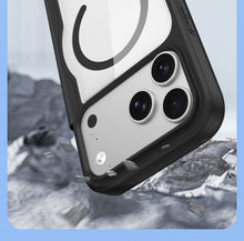 Заредете изображение във визуализатора на галерията – DUX DUCIS case SKIN X PRO compatible with MagSafe for iPhone 18 Pro / 17 Pro (Open Ring Version) blue
