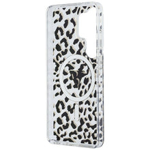 Заредете изображение във визуализатора на галерията – GUESS case for SAMSUNG S26 Ultra GUHMS26LHLEGTGLK (Magnetic IML Leopard Print Triangle) black
