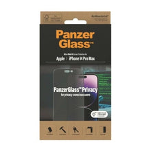 Заредете изображение във визуализатора на галерията – PanzerGlass Ultra-Wide Fit Antibacterial Privacy Tempered Glass for iPhone 14 Pro Max
