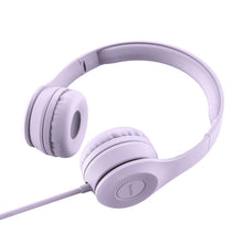 Заредете изображение във визуализатора на галерията – HOCO wire headphones Jack 3,5 mm with microphone W21 purple
