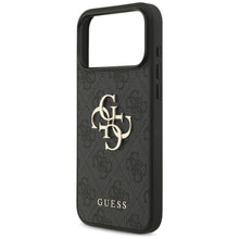Заредете изображение във визуализатора на галерията – GUESS case for IPHONE 18 Pro Max / 17 Pro Max GUE005524 (4G PU Big Logo) black
