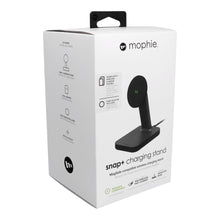 Заредете изображение във визуализатора на галерията – Wireless charger Mophie 15W compatible with MagSafe Snap+ black
