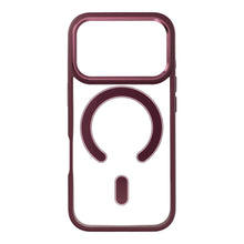 Заредете изображение във визуализатора на галерията – Case for iPhone 18 Pro / 17 Pro Color Edge Mag Cover compatible with MagSafe dark cherry
