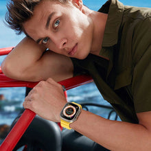 Заредете изображение във визуализатора на галерията – Tech-Protect IconBand Pro Strap for Apple Watch 4 / 5 / 6 / 7 / 8 / 9 / SE / Ultra 1 / 2 (42/44/45/49 mm) - Yellow

