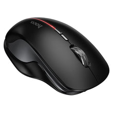 Заредете изображение във визуализатора на галерията – Wireless mouse dual-mode (Bluetooth, 2.4G) 1600 dpi RGB Hoco GM43 black
