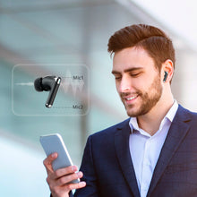 Заредете изображение във визуализатора на галерията – Tronsmart Soundfii R4 wireless Bluetooth 5.3 ENC headphones - black
