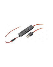 Заредете изображение във визуализатора на галерията – Wire headphones Jack 3,5 mm / USB A Poly Blackwire C3325 black
