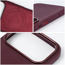 Заредете изображение във визуализатора на галерията – Case for iPhone 18 Pro / 17 Pro Forcell F-Protect Frame Premium compatible with Magsafe dark cherry
