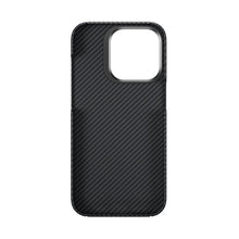 Заредете изображение във визуализатора на галерията – Benks Etui Magnetic Armor Air Kevlar Metal Frame 600D for Iphone 15 black
