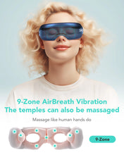 Заредете изображение във визуализатора на галерията – SKG E3 Pro eye and temple massager with vision window - blue
