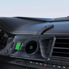 Заредете изображение във визуализатора на галерията – Acefast D21 car holder with 15W MagSafe inductive charger for cockpit - black
