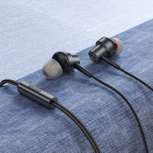 Заредете изображение във визуализатора на галерията – Borofone Earphones BM87 Element with microphone black
