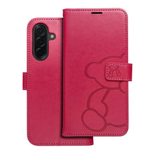 Заредете изображение във визуализатора на галерията – MEZZO Book case for SAMSUNG A36 5G teddy bear magenta
