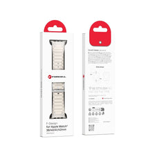 Заредете изображение във визуализатора на галерията – FORCELL F-DESIGN FA06 silicone strap for APPLE Watch 38 / 40 / 41 mm white
