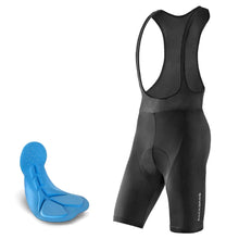 Заредете изображение във визуализатора на галерията – Rockbros RK2002XL cycling shorts short XL with padded bib shorts - black
