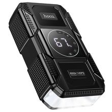 Заредете изображение във визуализатора на галерията – Powerbank 8000 mAh 2,4A 18W with a car jump-start function and air pump Hoco QS6 black
