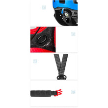 Заредете изображение във визуализатора на галерията – Children's bicycle helmet with detachable visor Rockbros TT-32SOBL-S size S - black and orange
