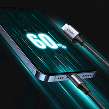 Заредете изображение във визуализатора на галерията – Ugreen US304 60760 Lightning - USB-C 2.0 MFi cable 1.5 m - gray
