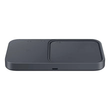Заредете изображение във визуализатора на галерията – Samsung Duo EP-P5400TBEGEU 15W inductive charger with mains charger and power cable - black
