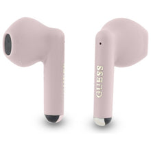 Заредете изображение във визуализатора на галерията – GUESS wireless earphones bluetooth TWS GUTWSJ14ESGP (Printed Classic Logo) pink
