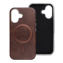 Заредете изображение във визуализатора на галерията – GENTLEMAN MAG COVER Case compatible with MagSafe for IPHONE 15 PRO brown
