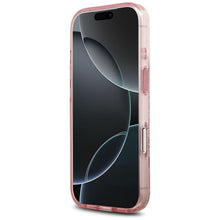 Заредете изображение във визуализатора на галерията – GUESS case for IPHONE 17 Pro Max compatible with MagSafe GUHMP17XHFWBDCEP (IML Flower &amp; Tonal Circle) pink
