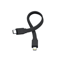 Заредете изображение във визуализатора на галерията – Powerbank Joyroom JR-PBM01 magnetic 10000mAh 20W with stand + Lightning cable - USB-C - black
