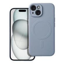 Заредете изображение във визуализатора на галерията – Case for iPhone 18 Pro Max / 17 Pro Max Silicone Mag Cover compatible with MagSafe (camera protection) light blue
