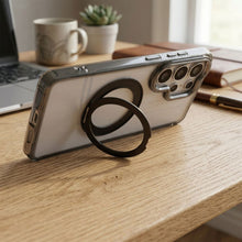 Заредете изображение във визуализатора на галерията – Case for Samsung S26 Frame Circle Stand compatible with MagSafe black
